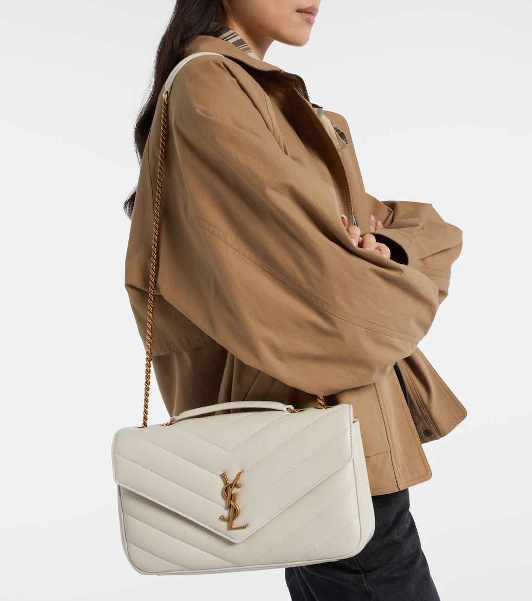 Saint Laurent - Loulou Medium leather shoulder bag