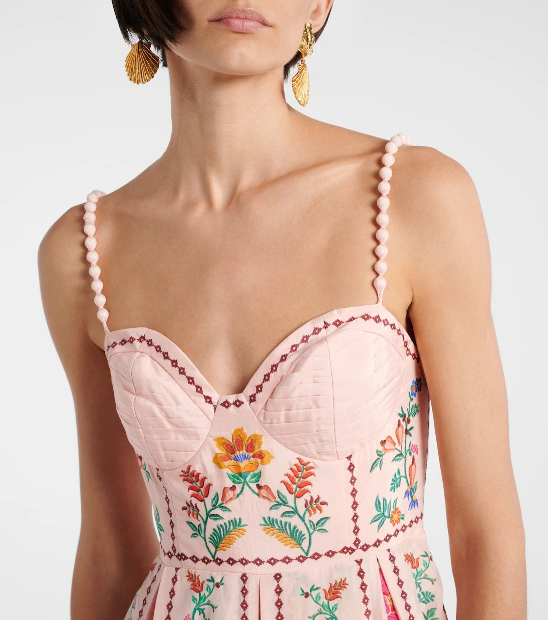 Farm Rio - Floral cotton-blend maxi dress