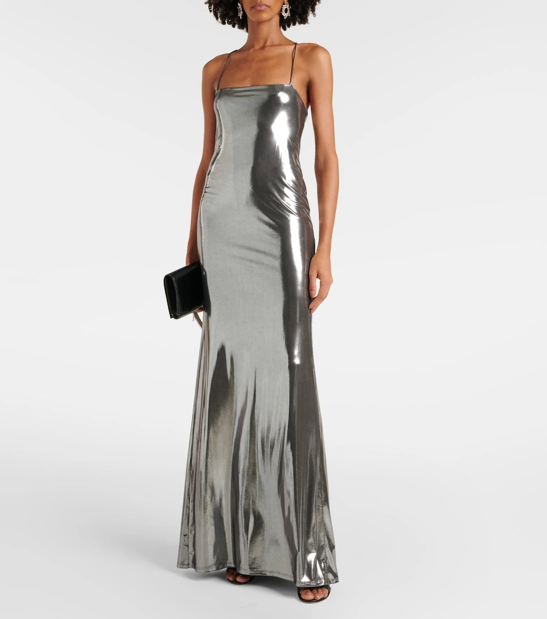 The Sei - Metallic jersey gown