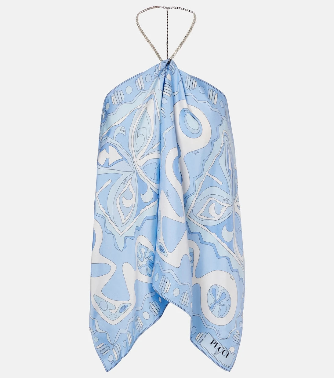Pucci - Angoli silk twill top