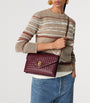 Bottega Veneta Red Lambskin Knot Lock Top-Handle Bag