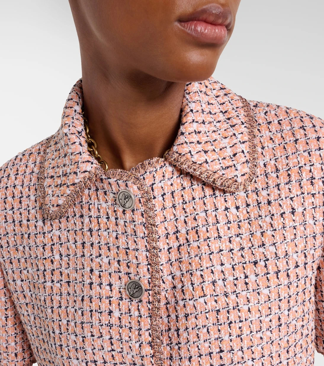 Etro - Cropped tweed jacket