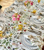 Summerill & Bishop Linen Botanical Wildflower Tablecloth (165cm x 380cm)