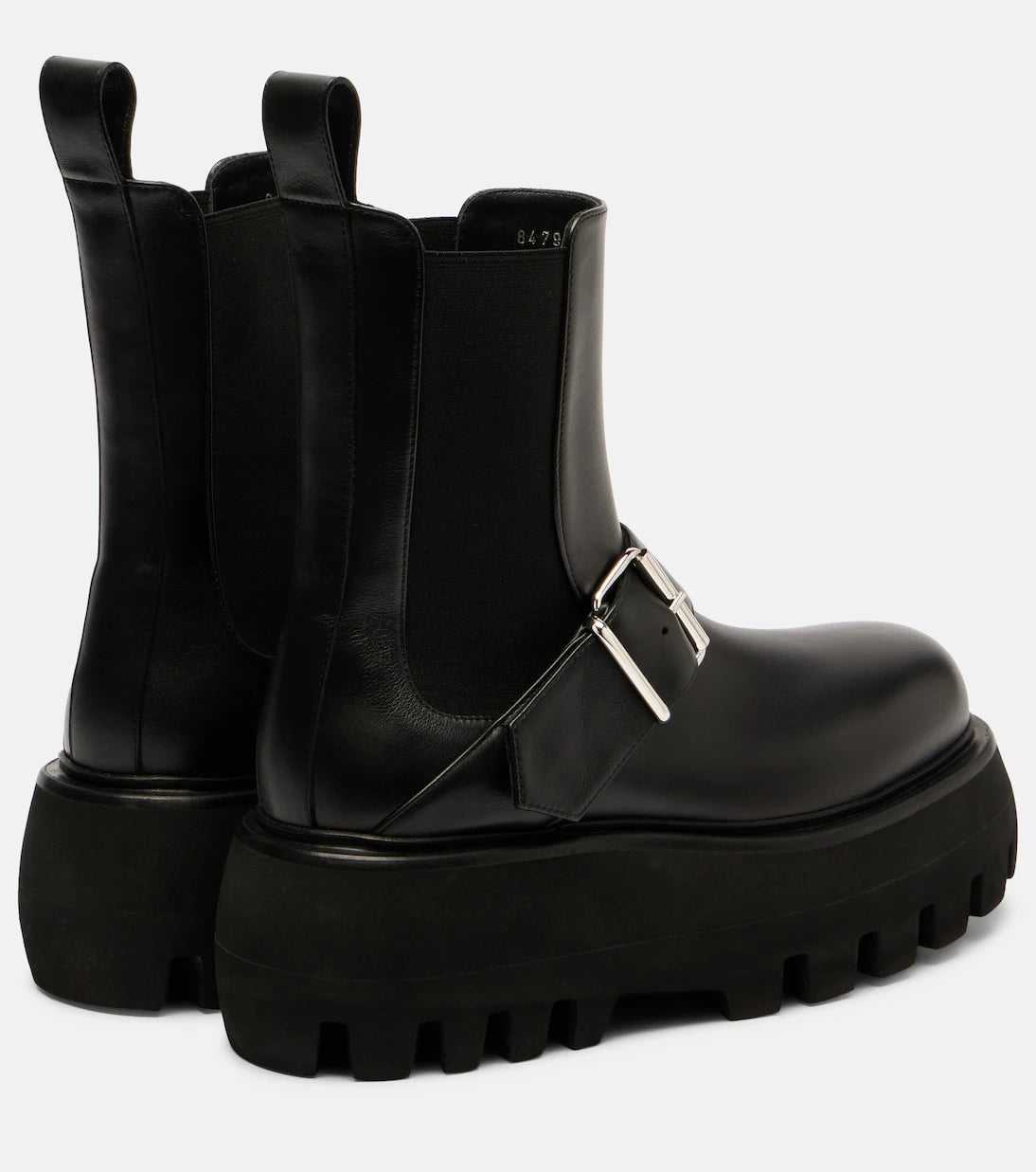 McQueen - Sofa Buckle leather ankle boots