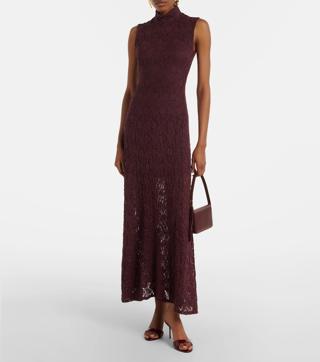 Rotate - Floral lace maxi dress