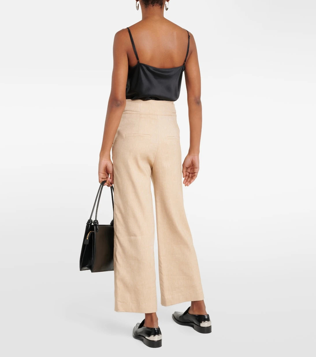 Veronica Beard - Aubrie linen-blend cropped pants