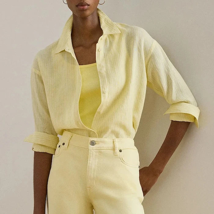 Lauren Ralph Lauren риза дамска ленена