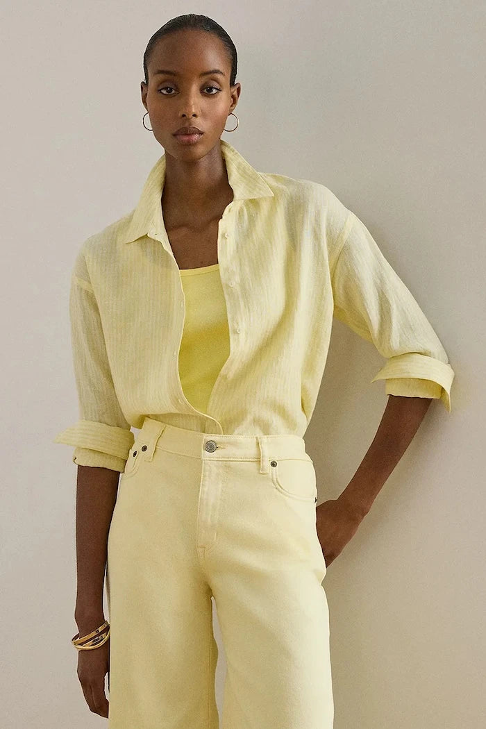 Lauren Ralph Lauren риза дамска ленена