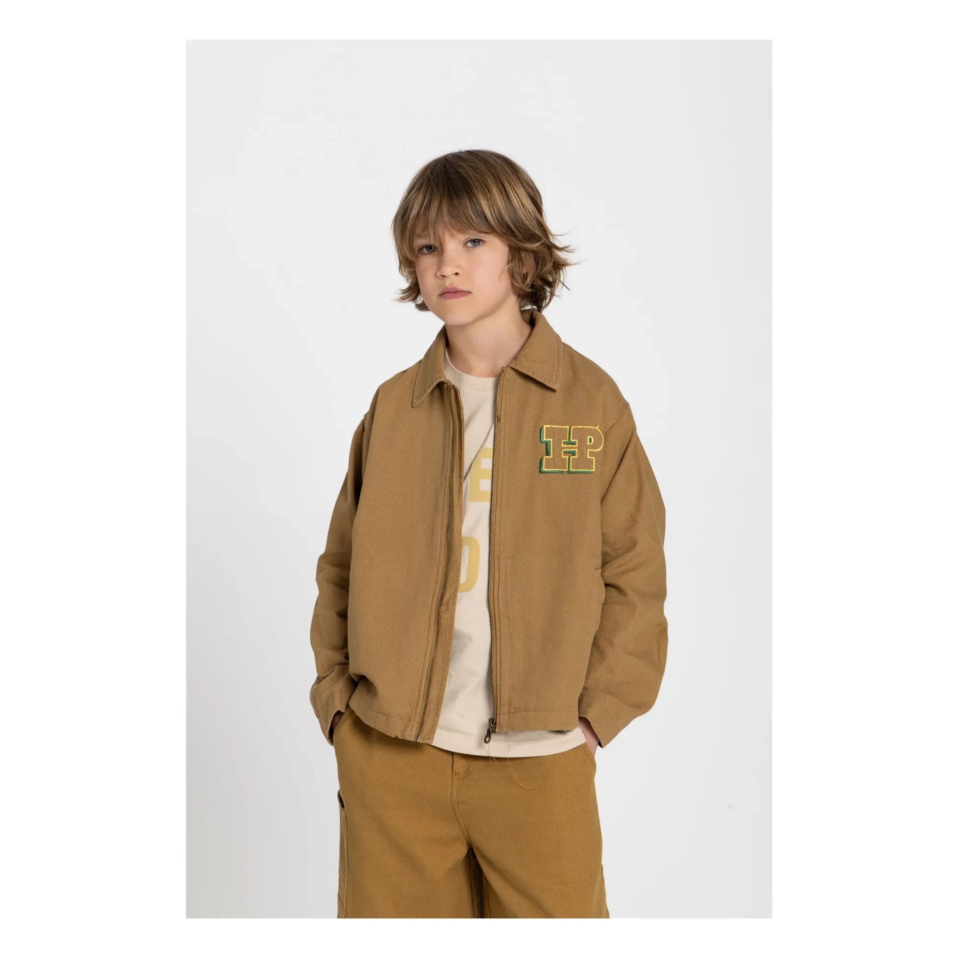 Hundred Pieces - Clock jacket | Brown