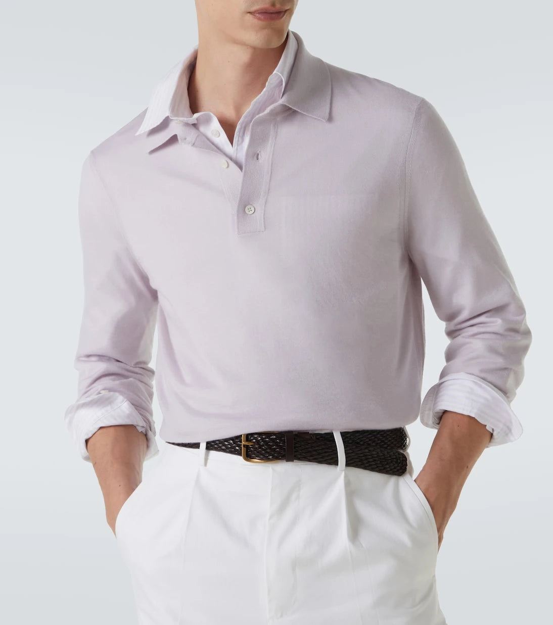 Dunhill - Cashmere polo sweater
