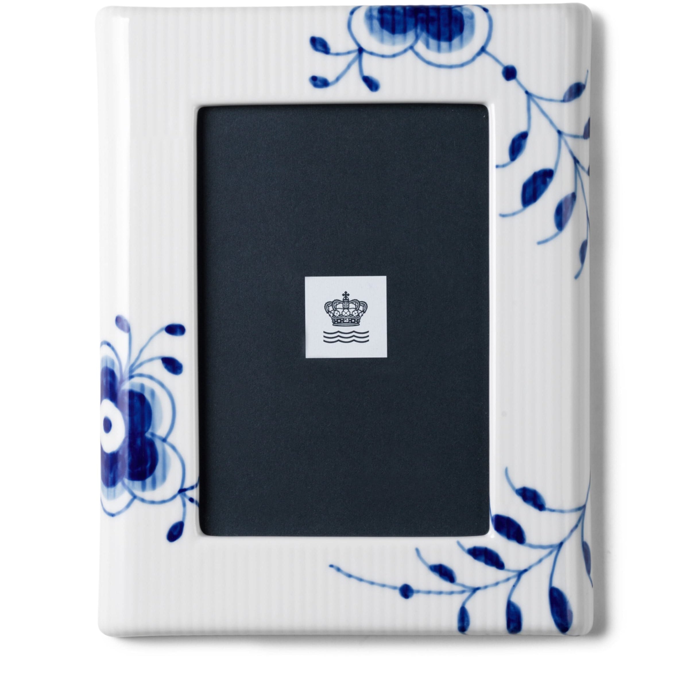 Royal Copenhagen Blue Fluted Plain Mega Photo Frame (4" x 6")