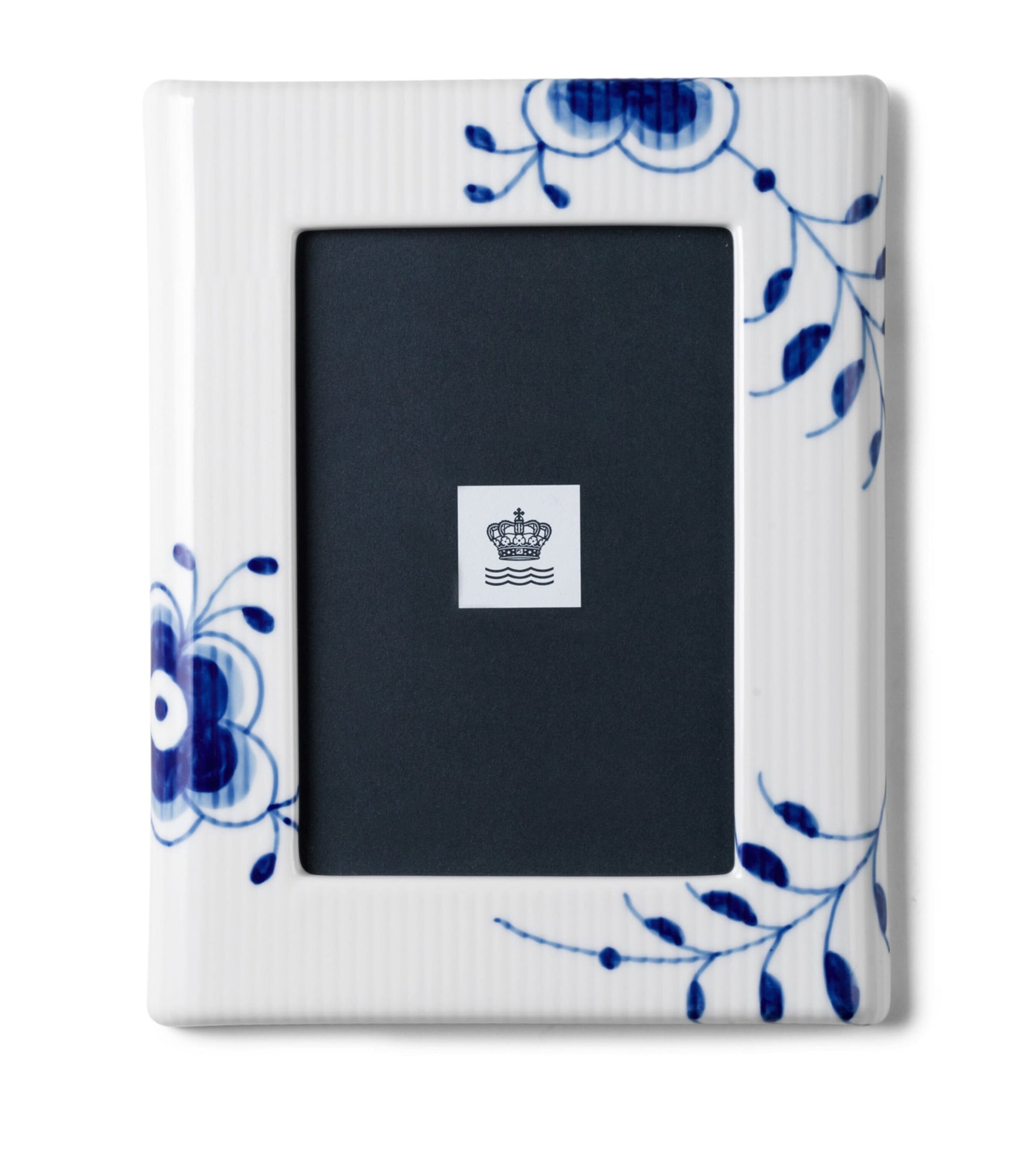 Royal Copenhagen Blue Fluted Plain Mega Photo Frame (4" x 6")