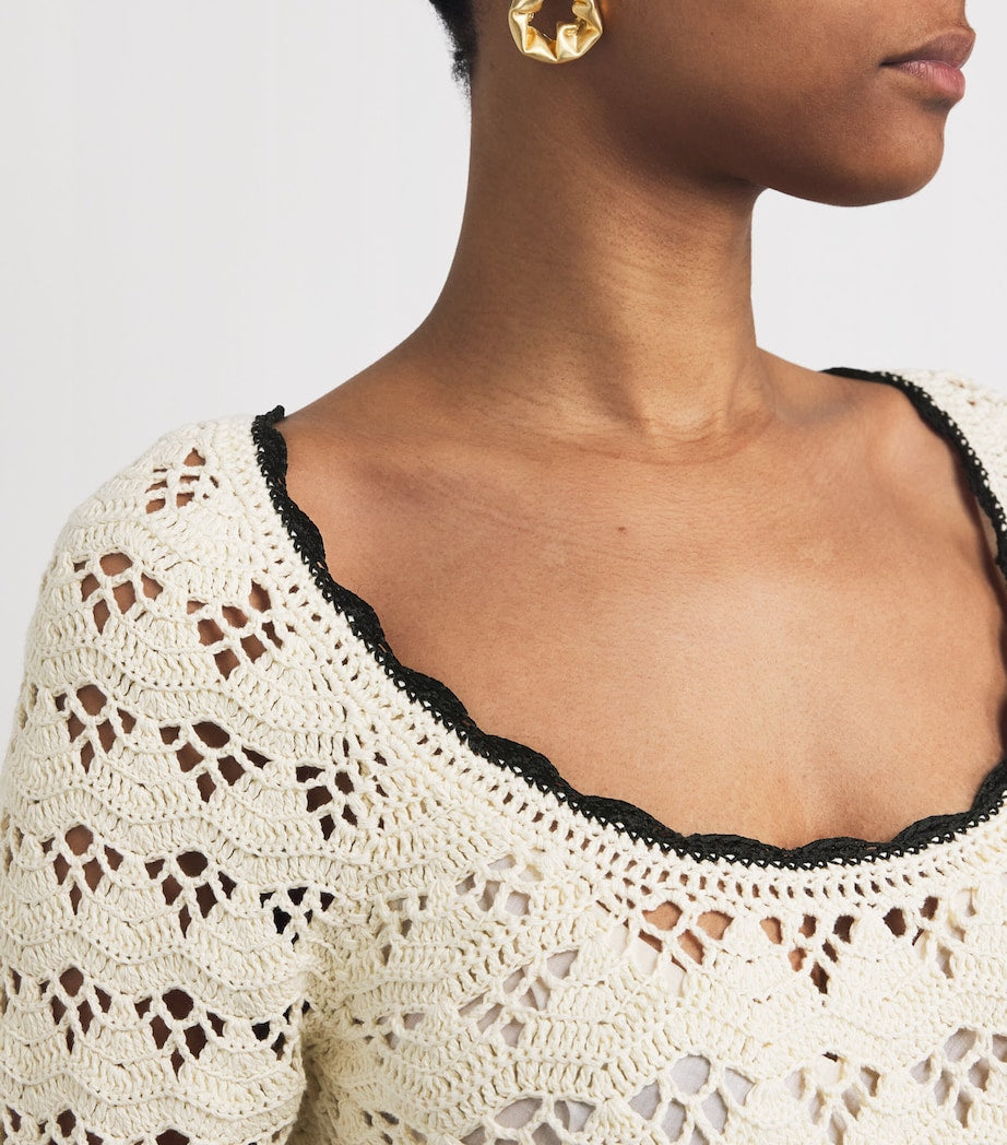 Cotton Crochet Rhiannon Mini Dress