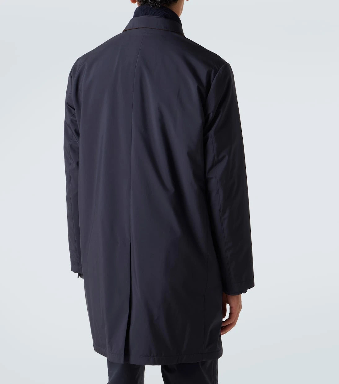Loro Piana - Windmate® suede-trimmed coat