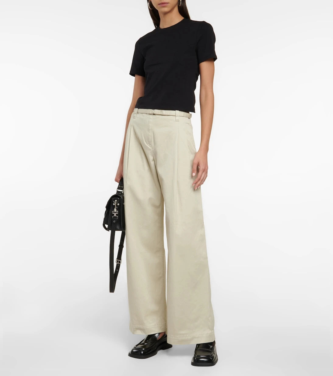 Proenza Schouler - Twill high-rise wide-leg pants