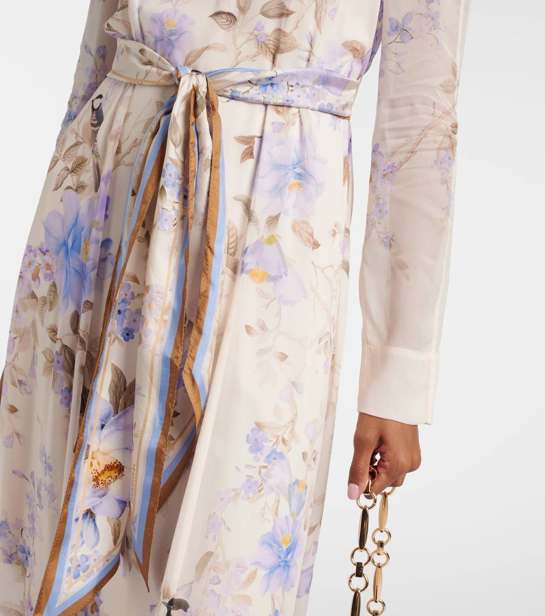 Zimmermann - Luna belted floral maxi dress