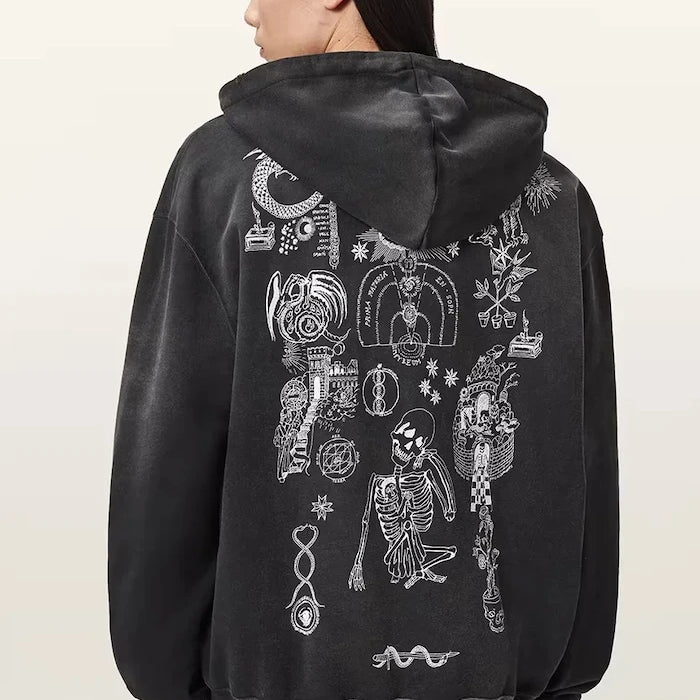 Памучен суичър AllSaints TERRA