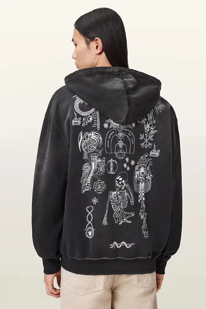 Памучен суичър AllSaints TERRA