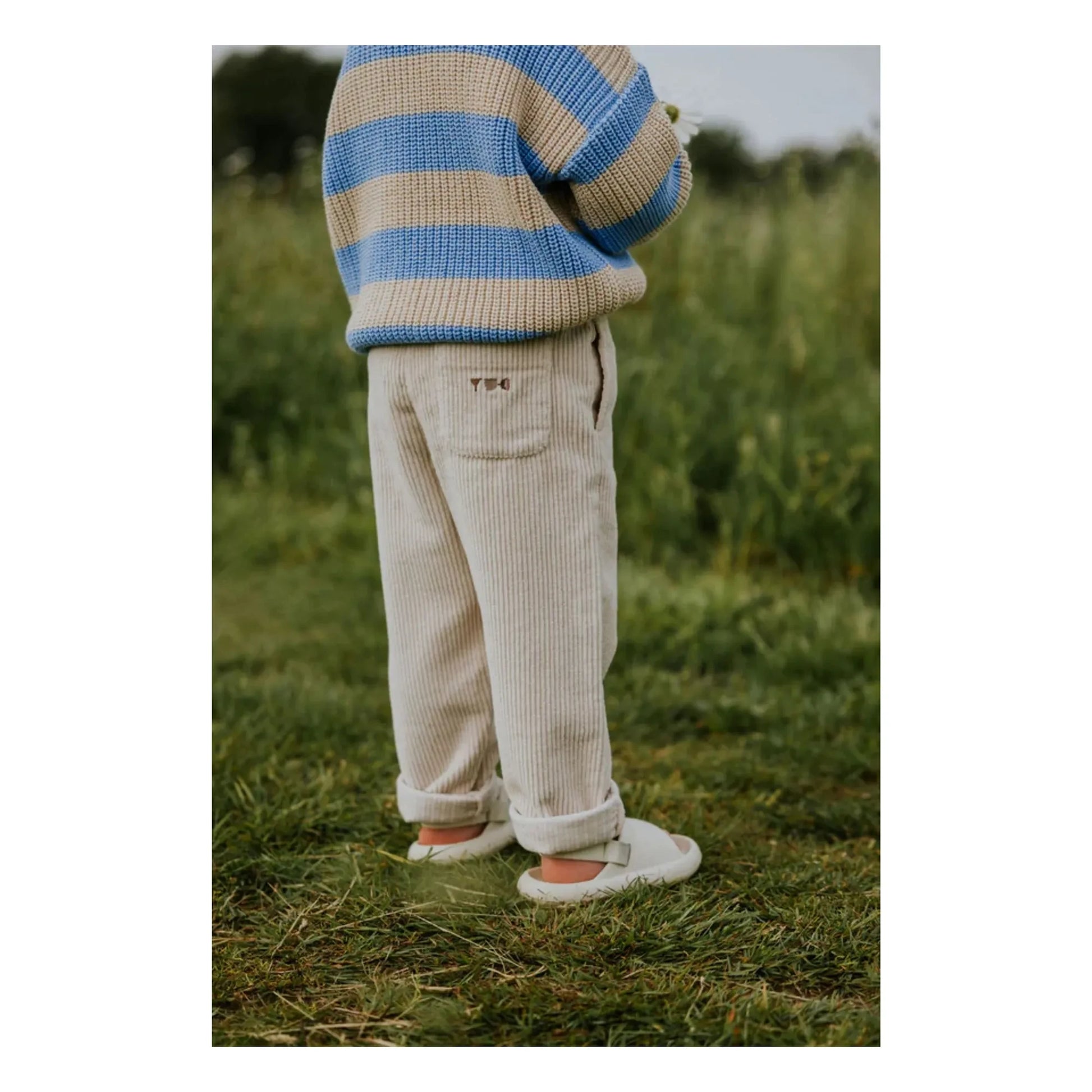 Yuki - Organic corduroy pants | Ivory