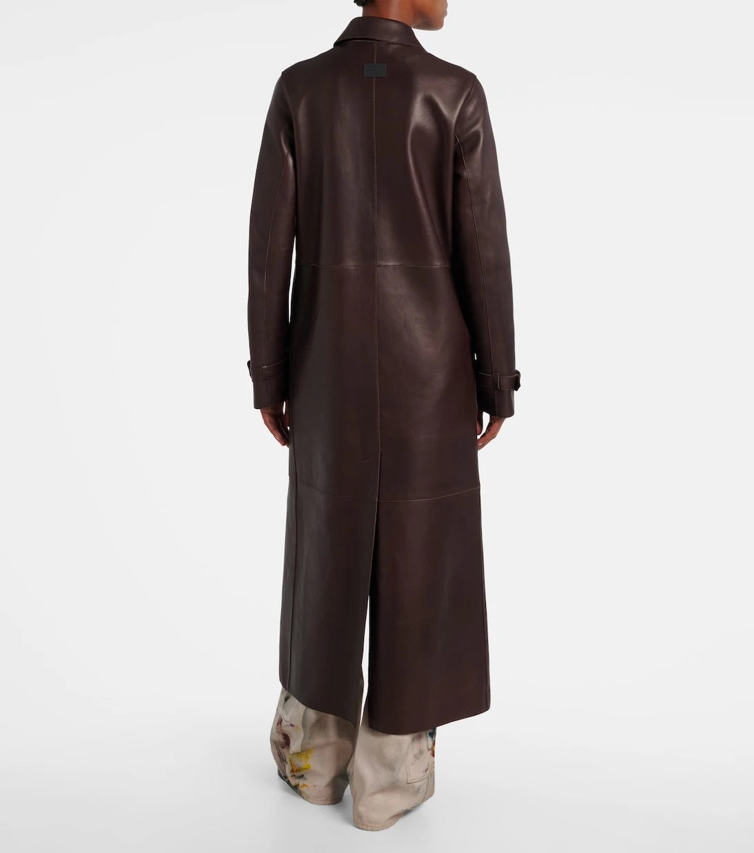 Acne Studios - معطف جلدي