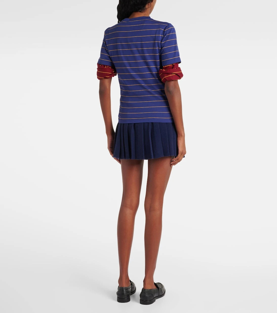 Miu Miu - Striped cotton jersey T-shirt