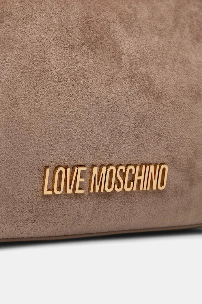Love Moschino kadın süet görünümlü çanta