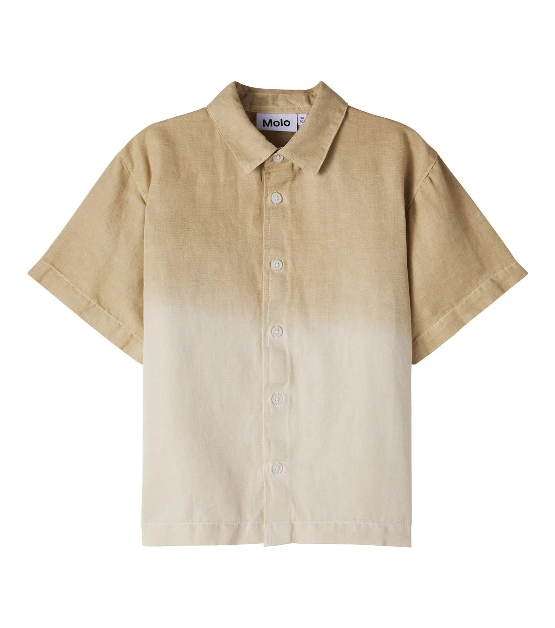 Molo - Richie ombré linen and cotton shirt
