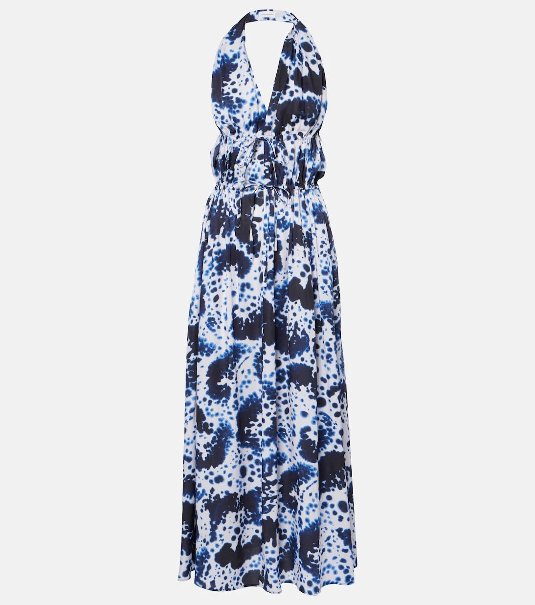 Dries Van Noten - Printed halterneck maxi dress