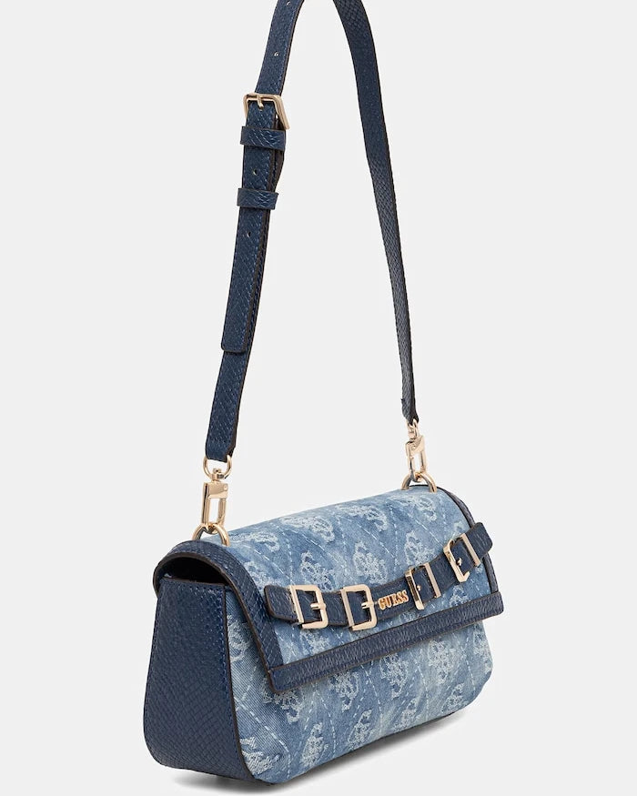 Guess Kadın Denim Baguette Çanta DOVIE