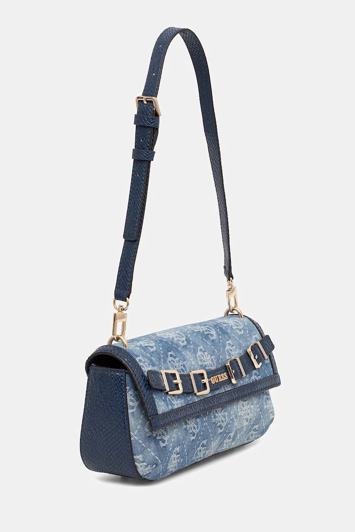 Guess Kadın Denim Baguette Çanta DOVIE