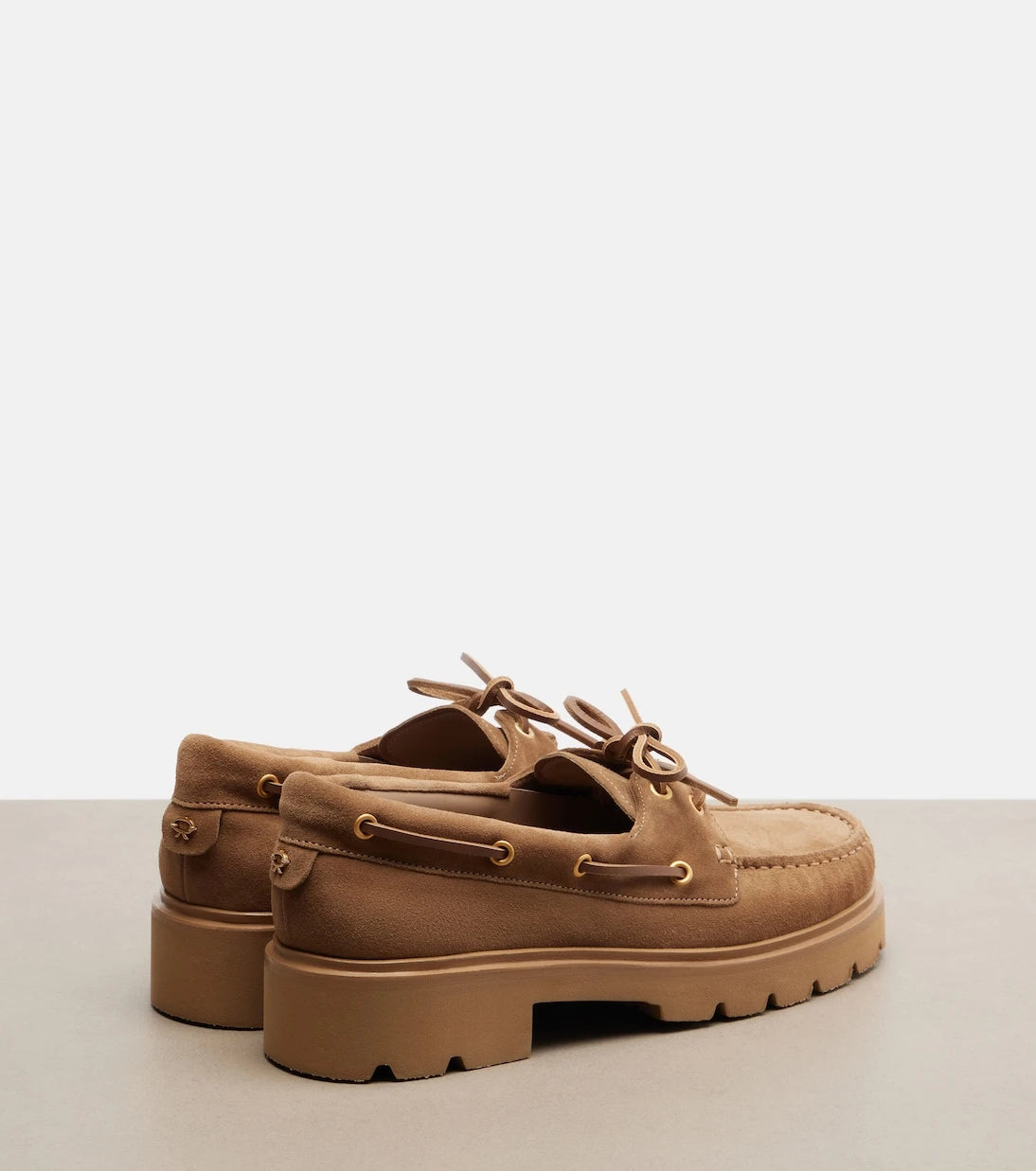 Gianvito Rossi - Olonne suede boat shoes