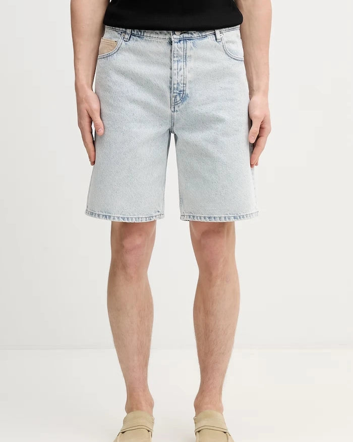 Drôle de Monsieur erkek kısa denim şort