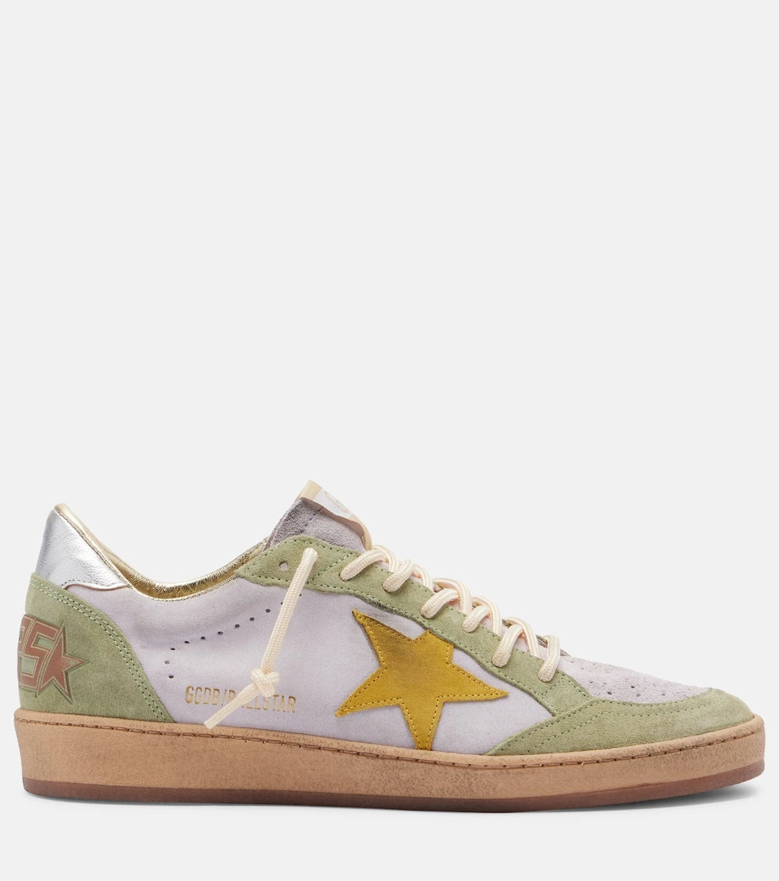 Golden Goose - حذاء سنيكرز بال ستار من الشمواه