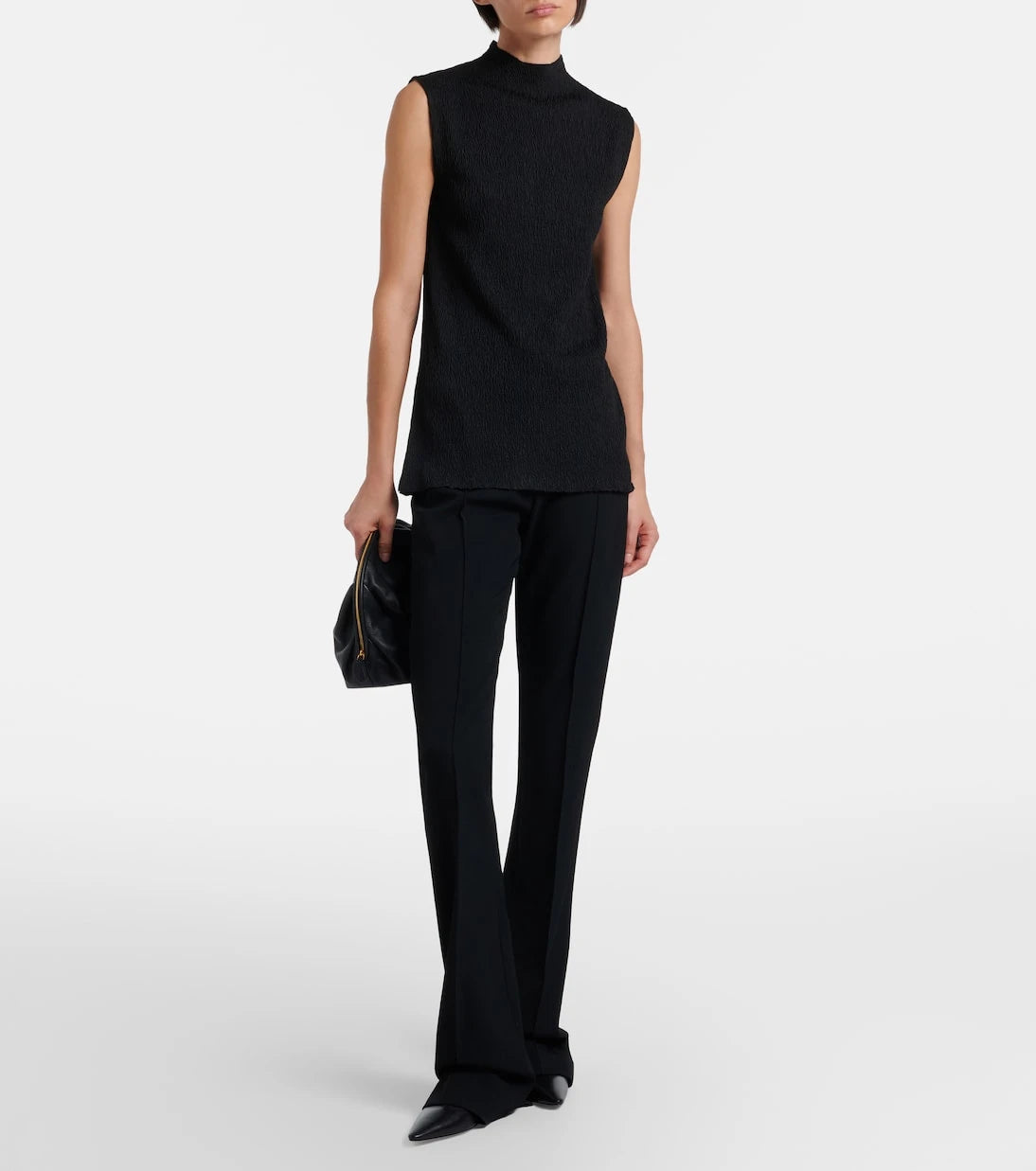 The Row - Charlotte Small leather clutch