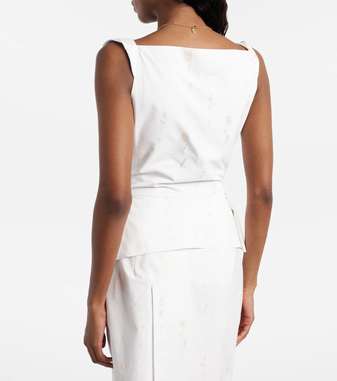 Vivienne Westwood - Monday floral cotton-blend vest