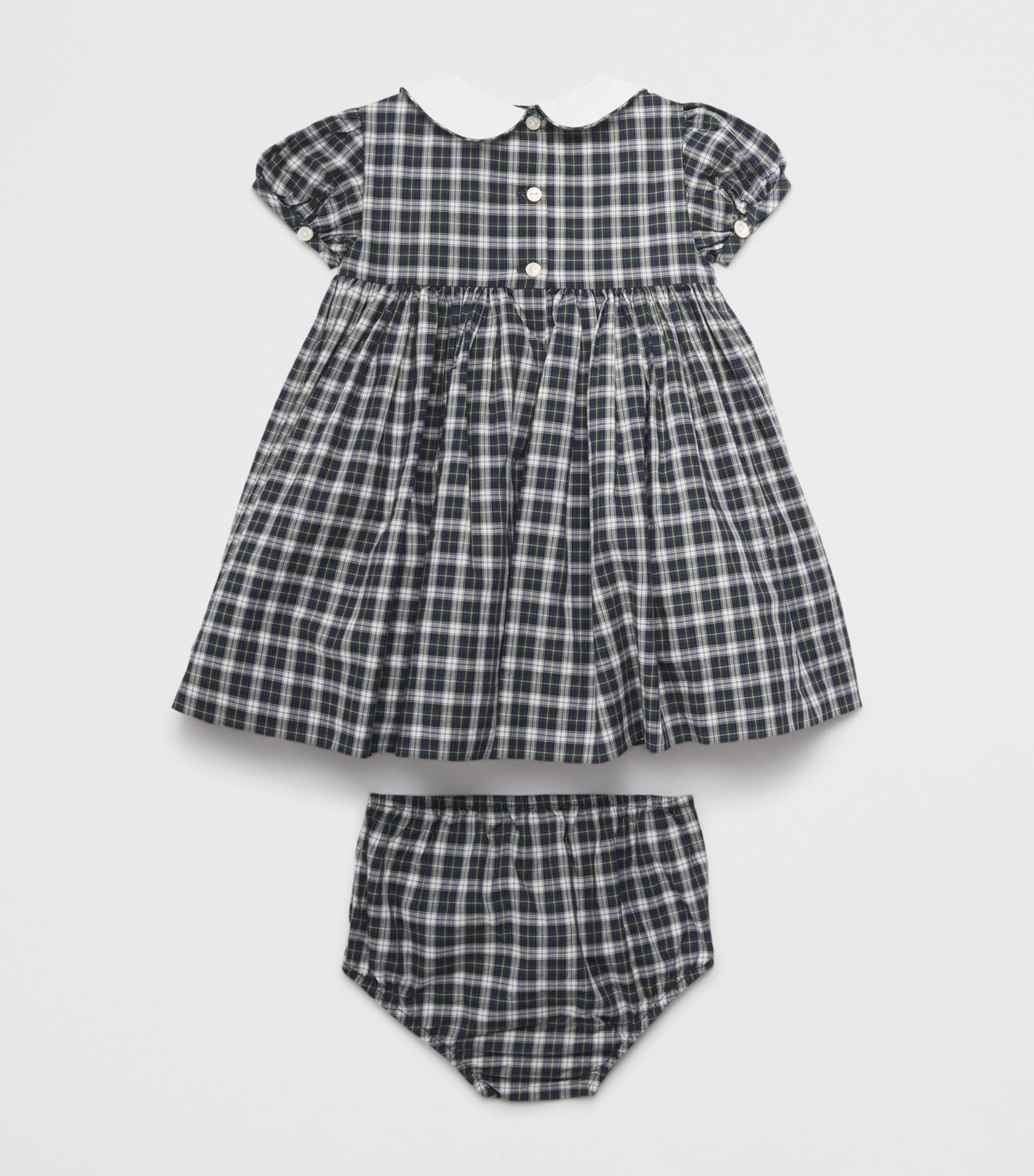 Ralph Lauren Kids Cotton Check Dress and Bloomers Set (3-24 Months)