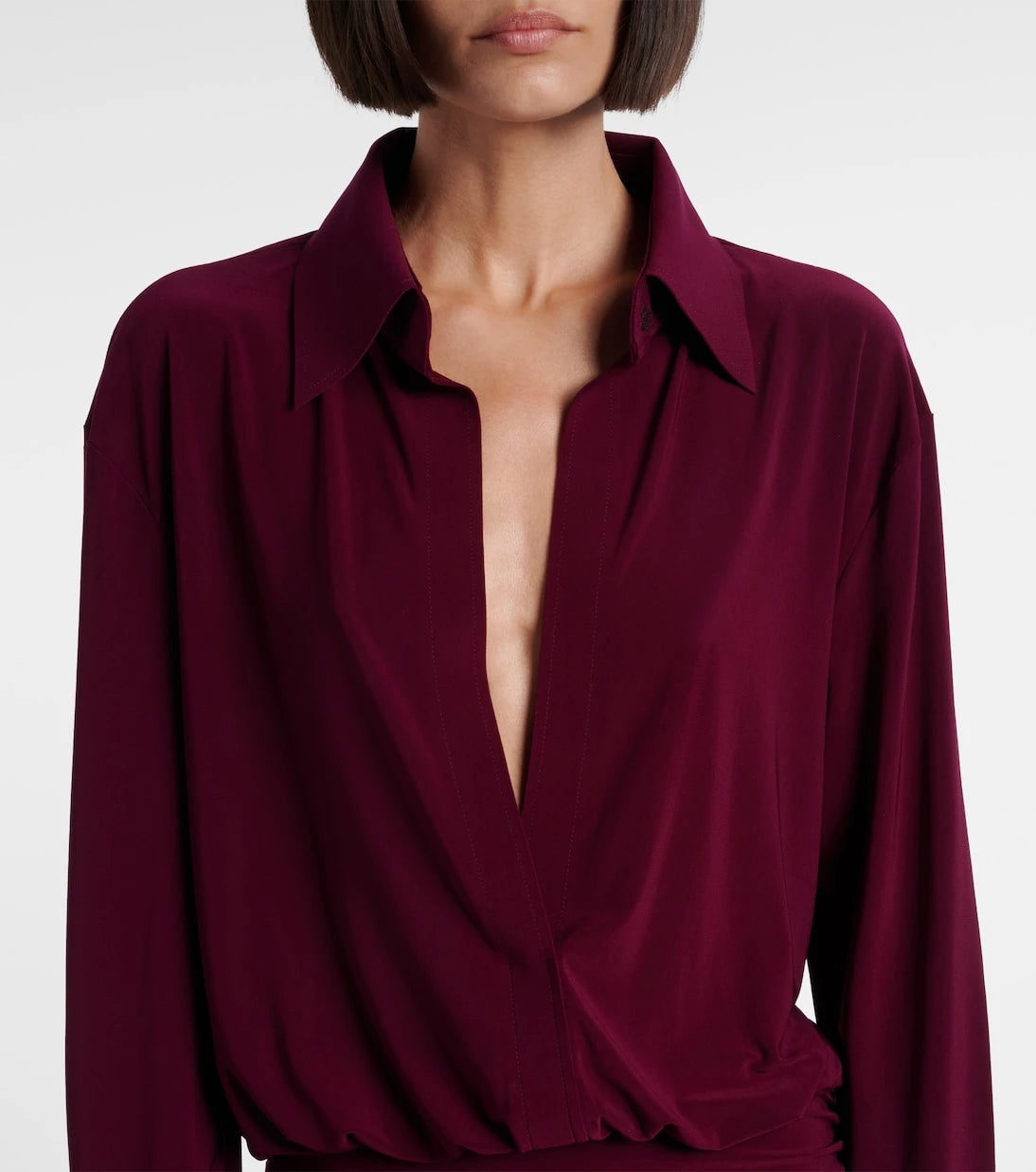 Norma Kamali - Ruched minidress