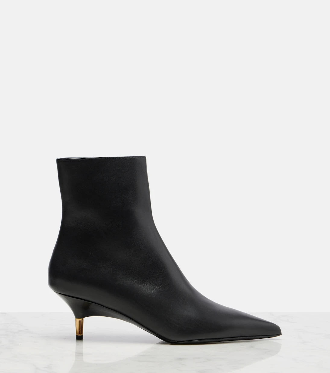 Khaite - Bella leather ankle boots