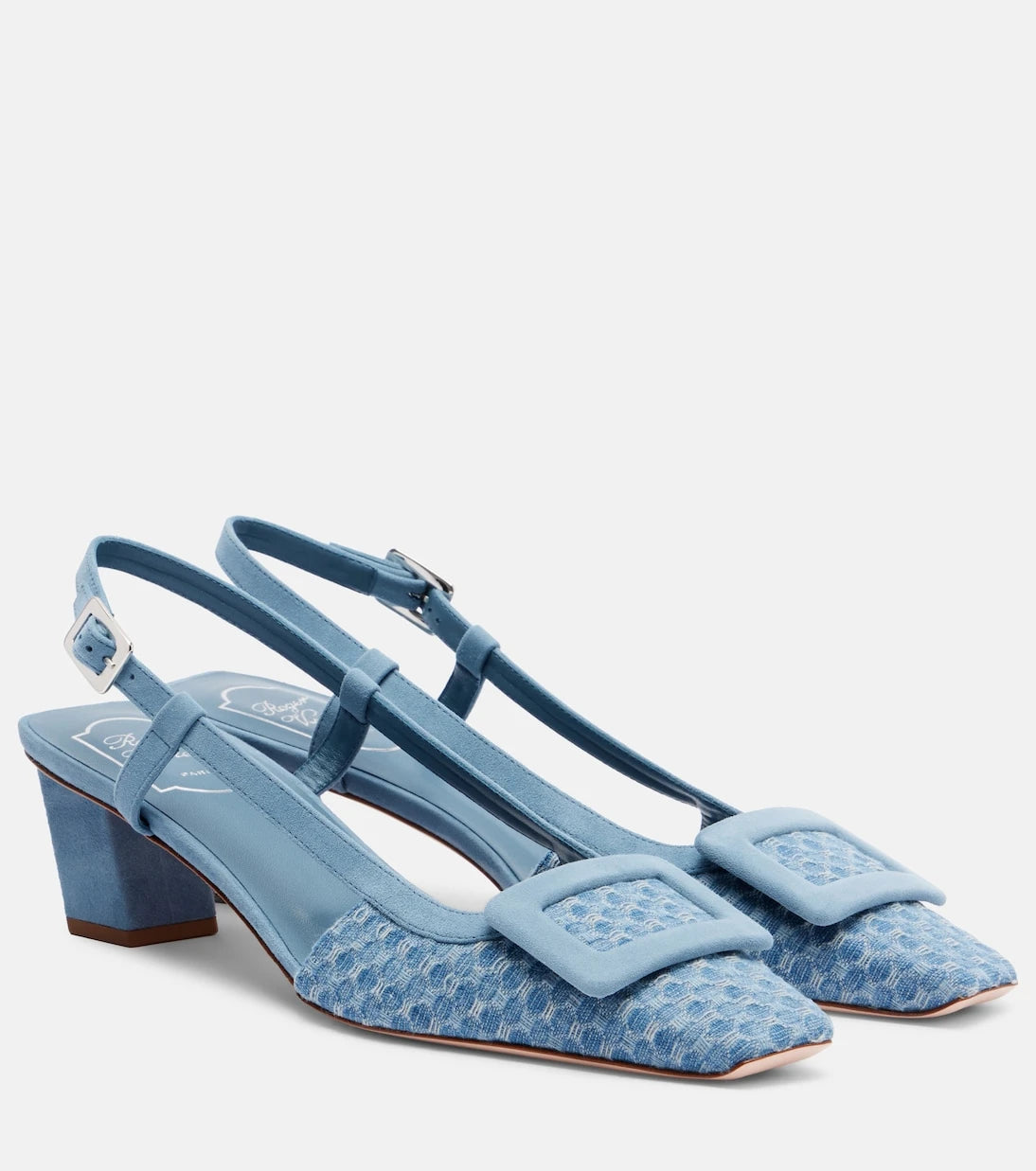 Roger Vivier - Belle Vivier 45 slingback pumps