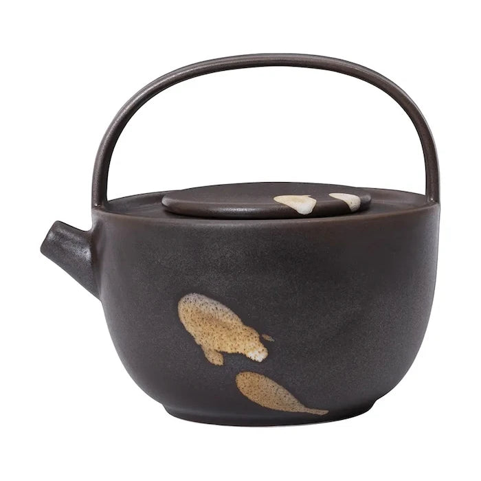 Ferm Living taş topraktan çaydanlık 15,5 x 17,5 x 15 cm