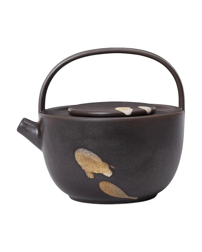 Ferm Living taş topraktan çaydanlık 15,5 x 17,5 x 15 cm