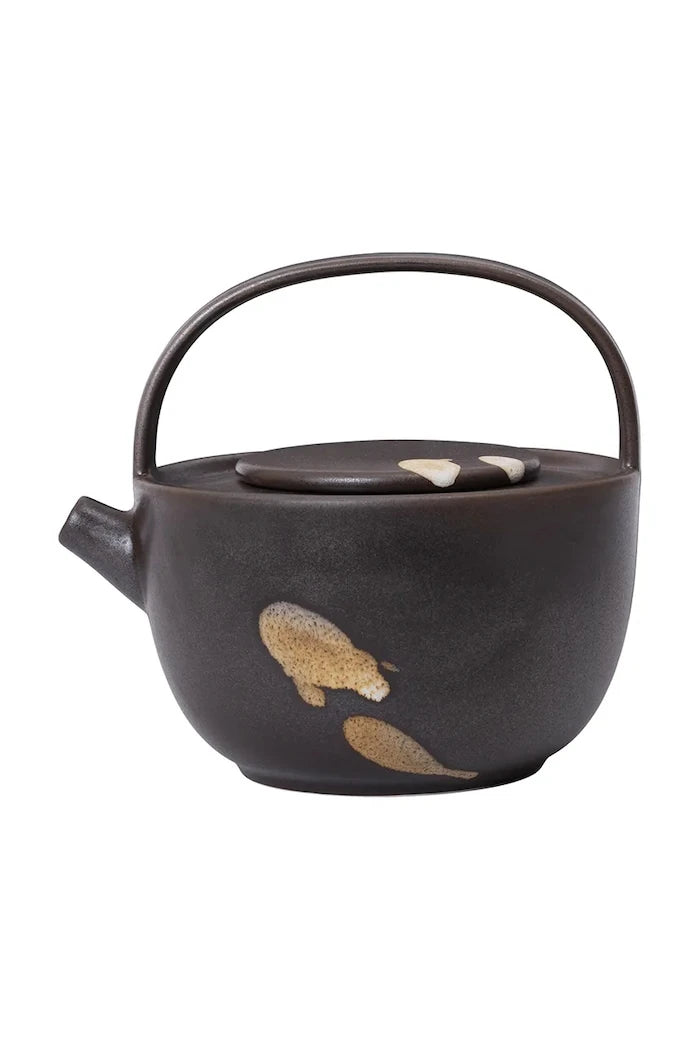Ferm Living taş topraktan çaydanlık 15,5 x 17,5 x 15 cm
