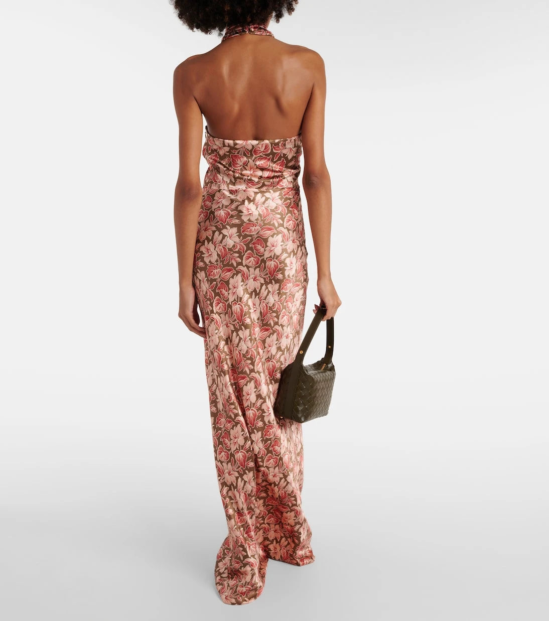 Veronica Beard - Halterneck silk-blend maxi dress