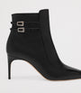 Black Leather Giordana Ankle Boots 70