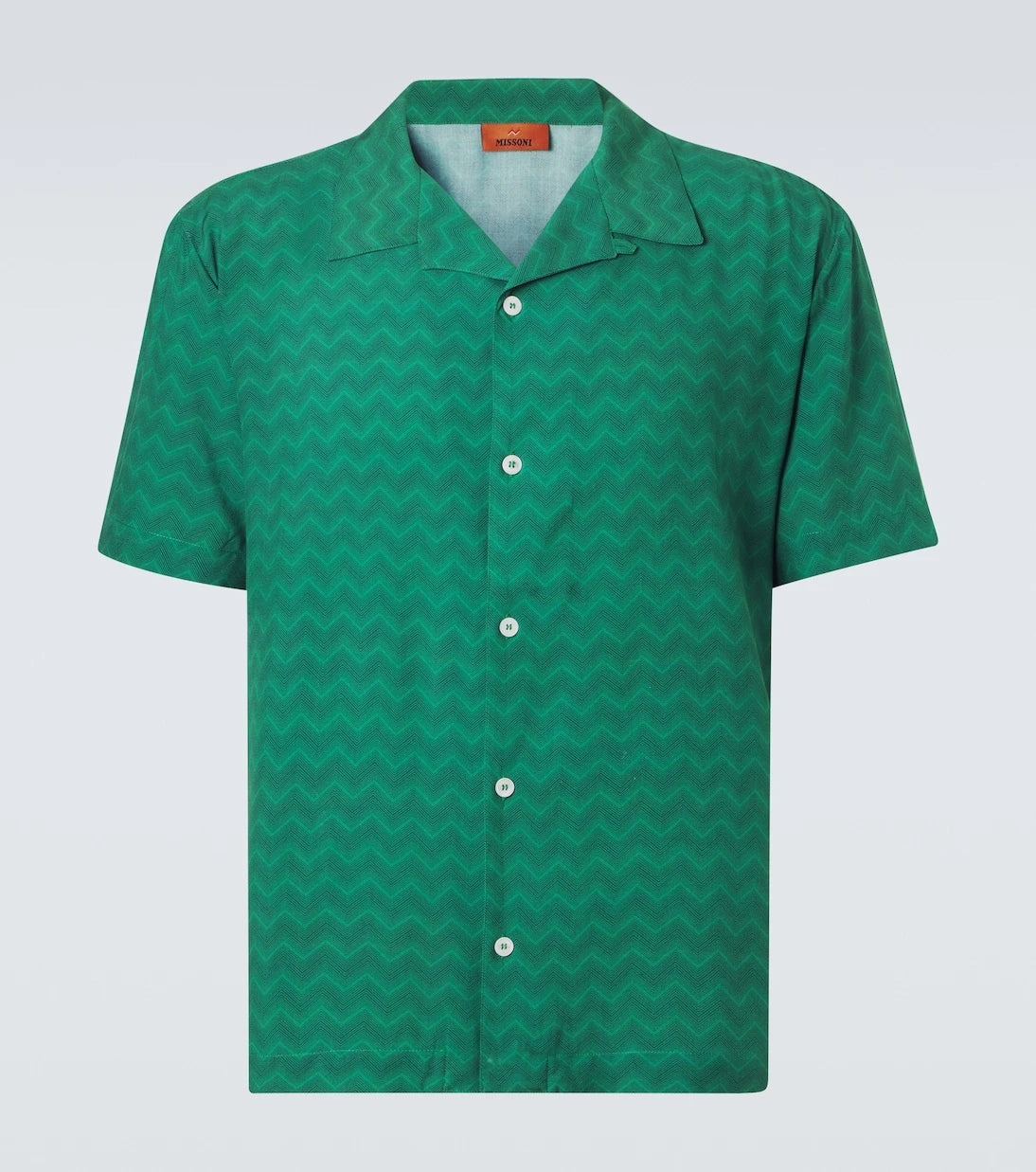 Missoni - Zigzag bowling shirt