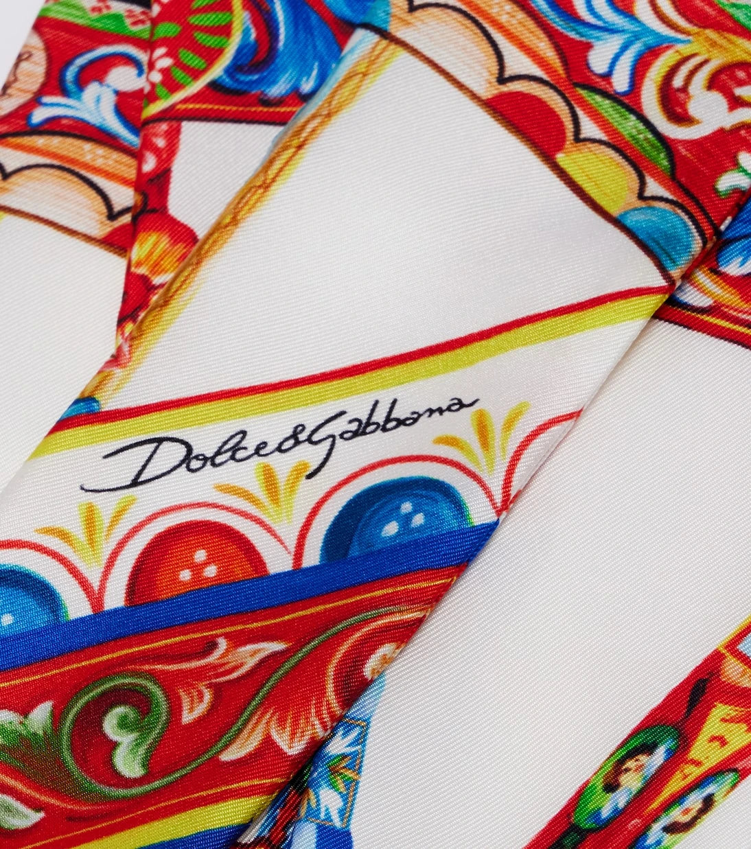 Dolce&Gabbana - Carretto silk twill scarf