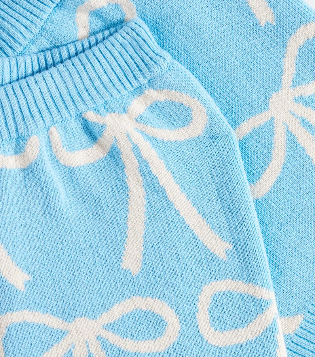 Tinycottons - Bows knitted cotton shorts