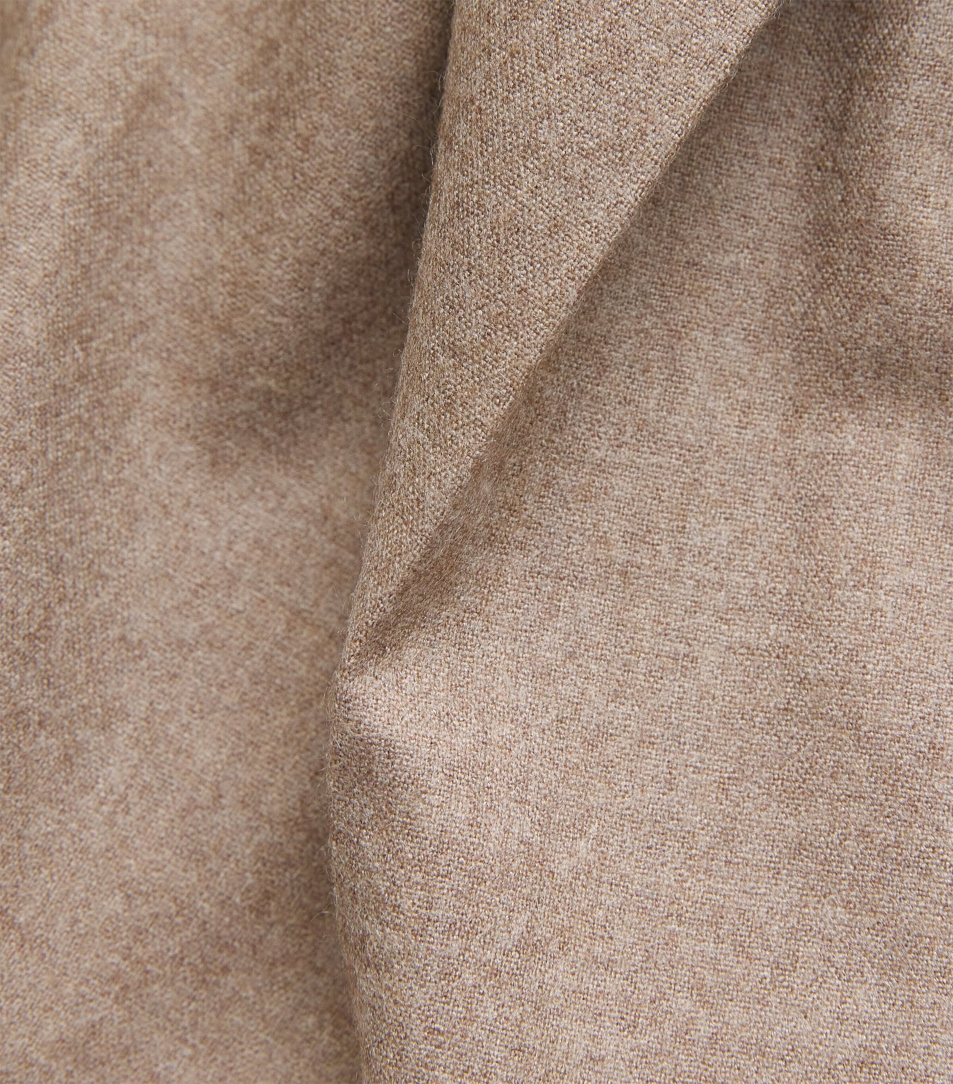 Max Mara Beige Stretch-Cashmere Wide-Leg Trousers