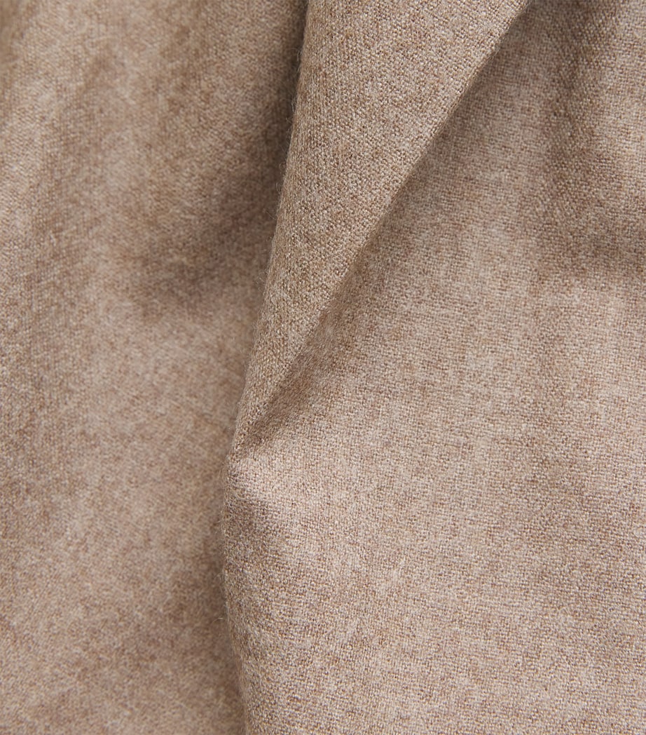 Stretch-Cashmere Wide-Leg Trousers TURTLEDOVE