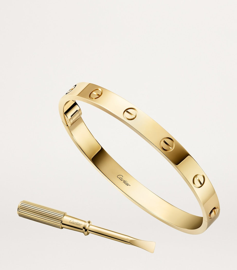 Cartier LOVE Classic Yellow Gold Bracelet - Single-Screw Closure